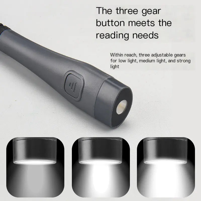 Oplaadbaar LED Nek Leeslamp 3-Kleurig