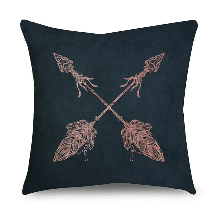 Sierkussen Rose Gold Polyester